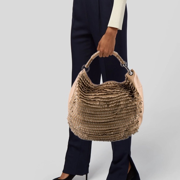 Jimmy Choo Tan Fringe Handbag With Matching Bangle - Picture 4 of 10